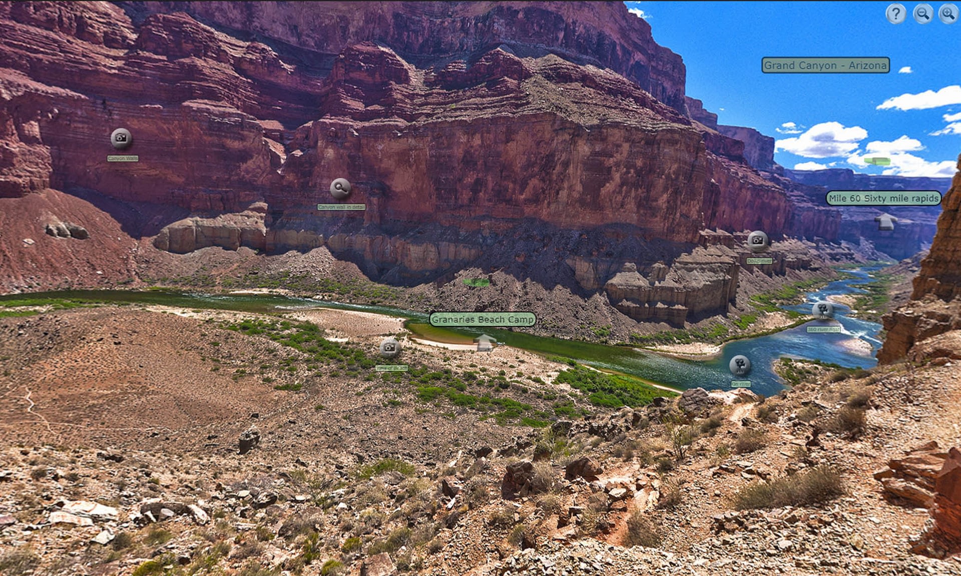 virtual reality tour of the grand canyon
